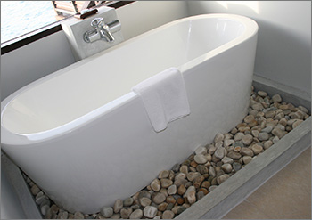 moderne Badewanne